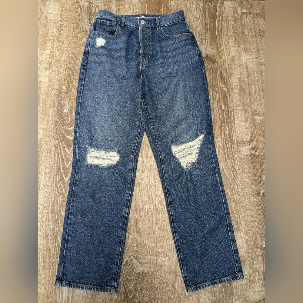 PacSun Dark Wash High Rise Straight Leg Jeans Size 26